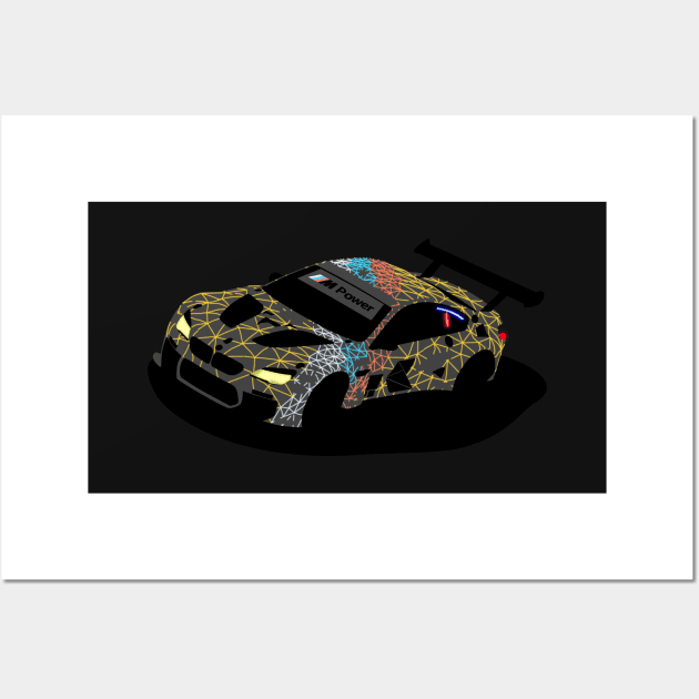 M6 GTLM Wall Art by AutomotiveArt